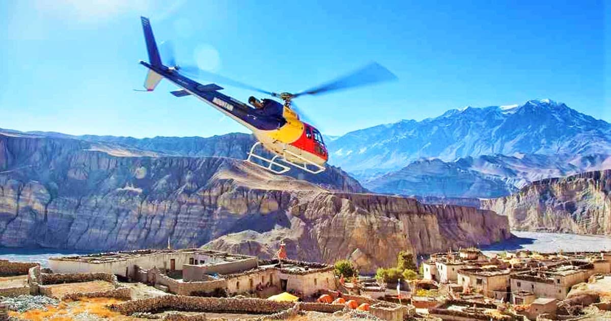 Upper Mustang Helicopter Tour