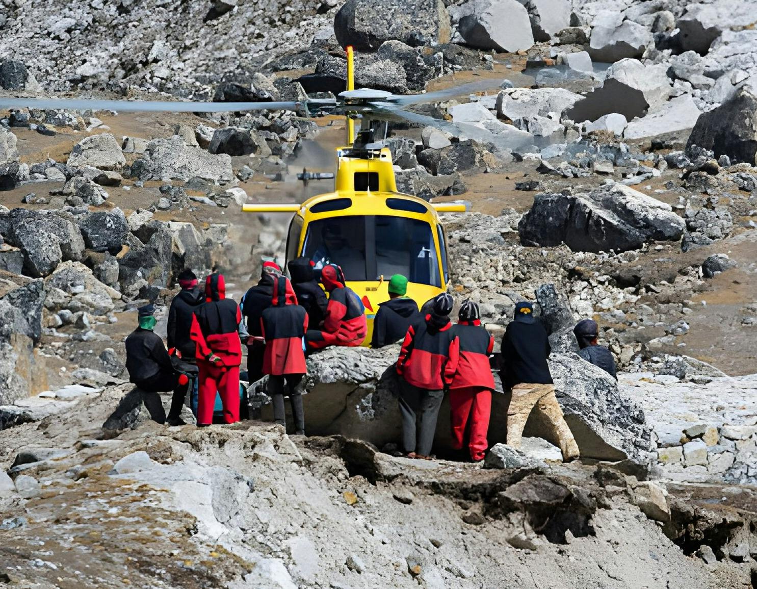 Helicopter Evacuation in Nepal