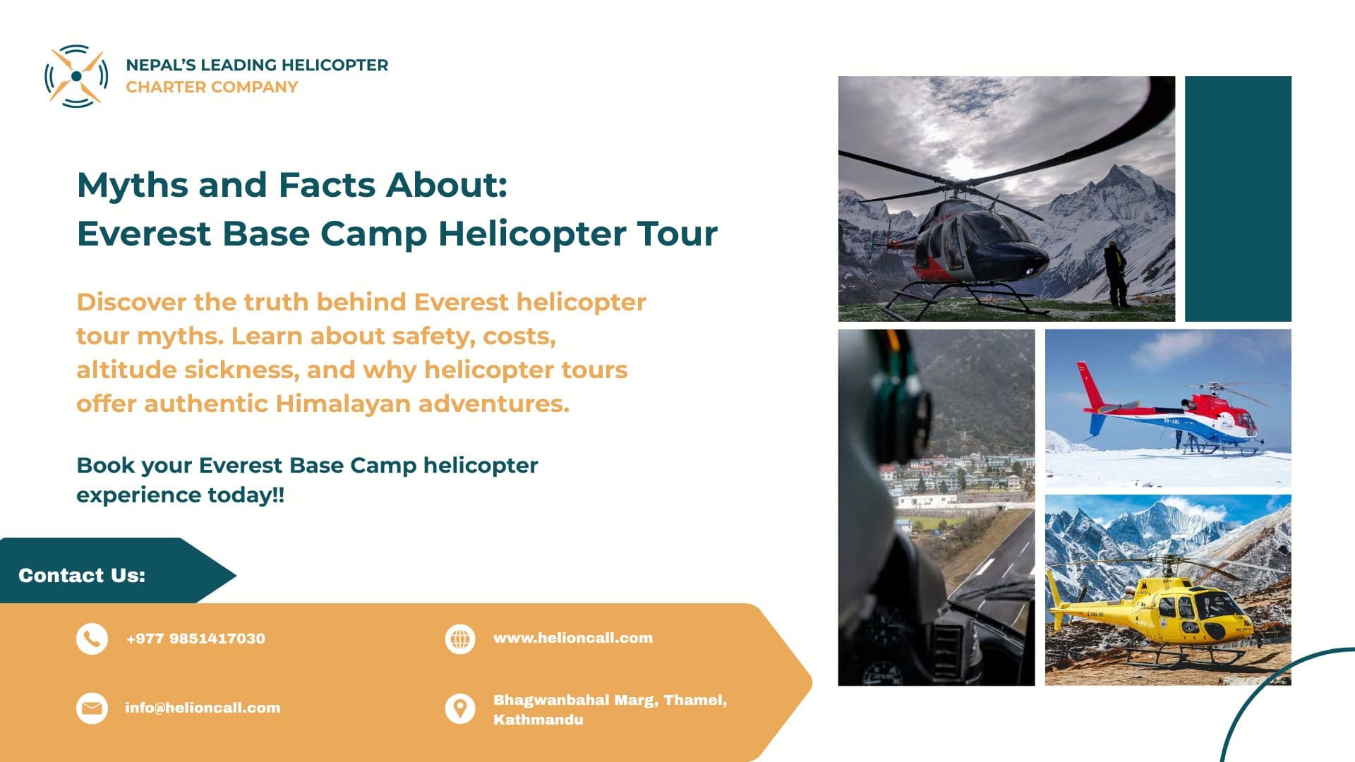 Myths and Facts About Everest Base Camp Helicopter Tour