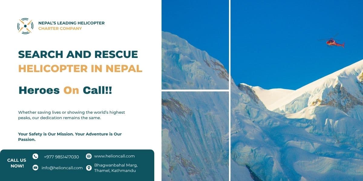 Search and Rescue Helicopter in Nepal