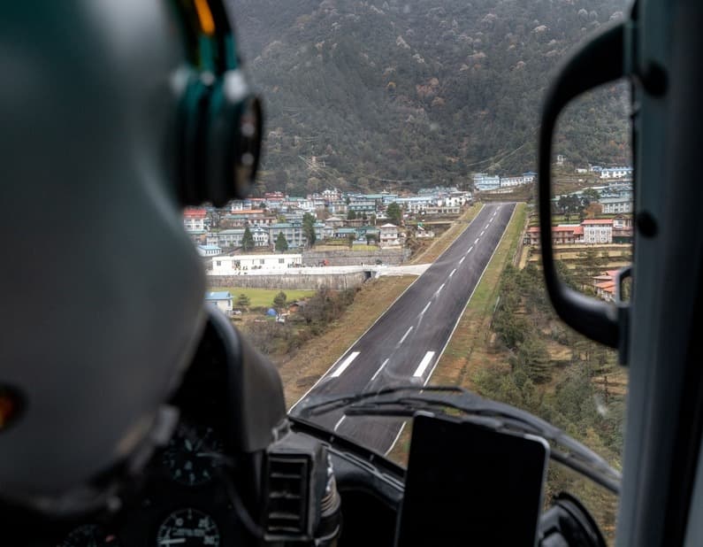 Lukla to Kathmandu Helicopter Flight